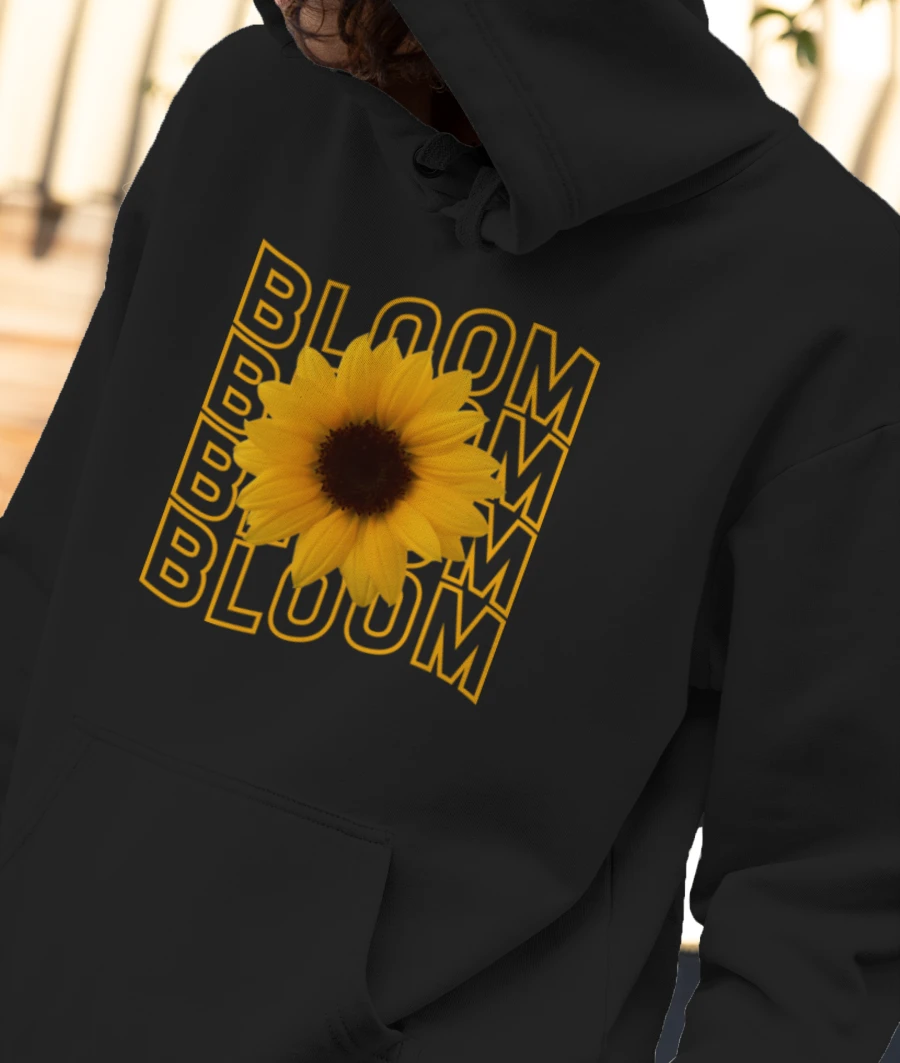 BLOOM Front-Printed Hoodie
