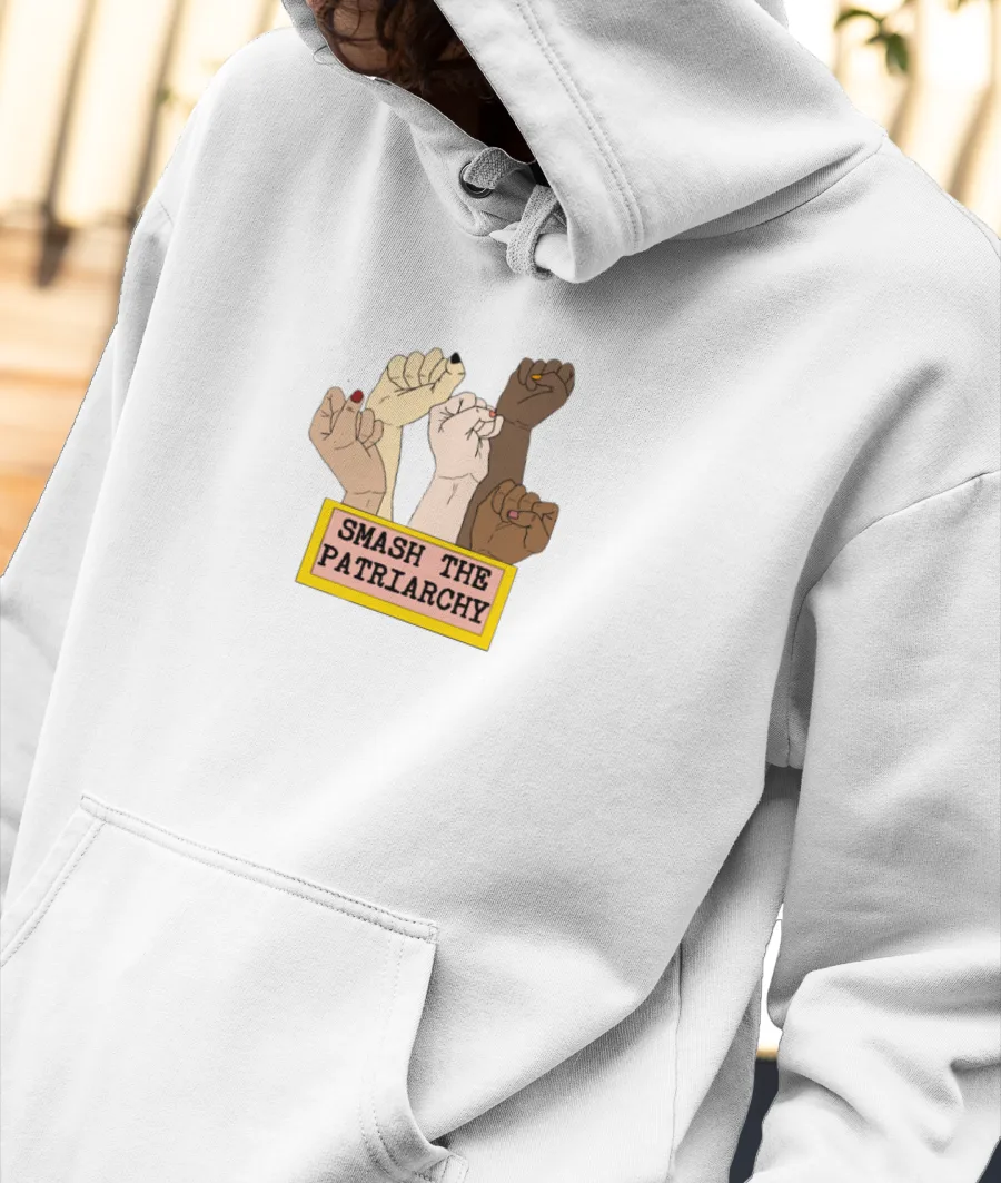 Smash the Patriarchy Front-Printed Hoodie