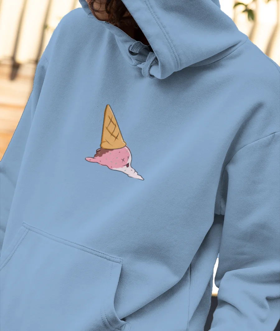 I Scream Front-Printed Hoodie