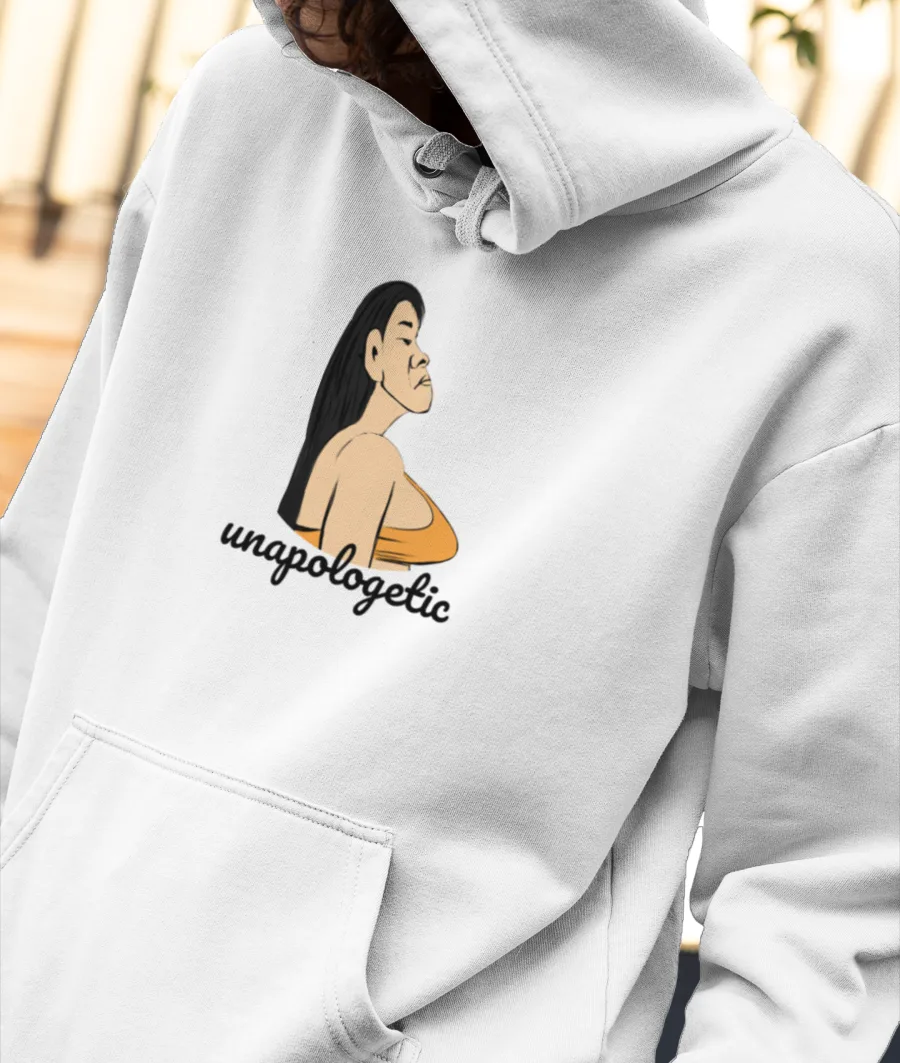 Unapologetic Front-Printed Hoodie