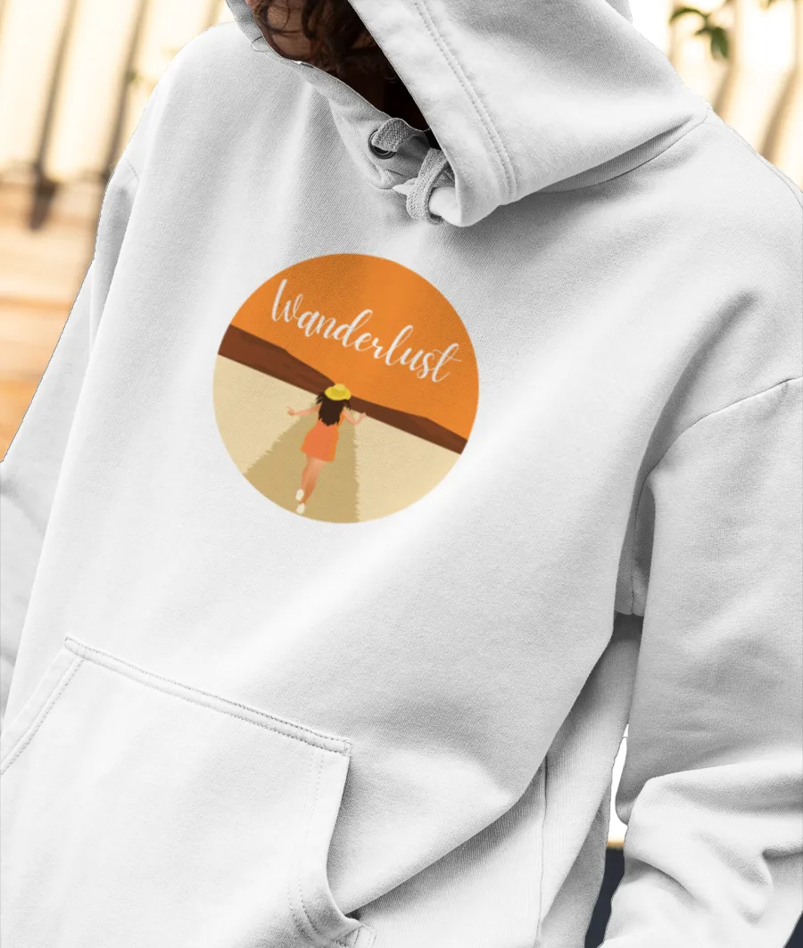 Wanderlust Front-Printed Hoodie