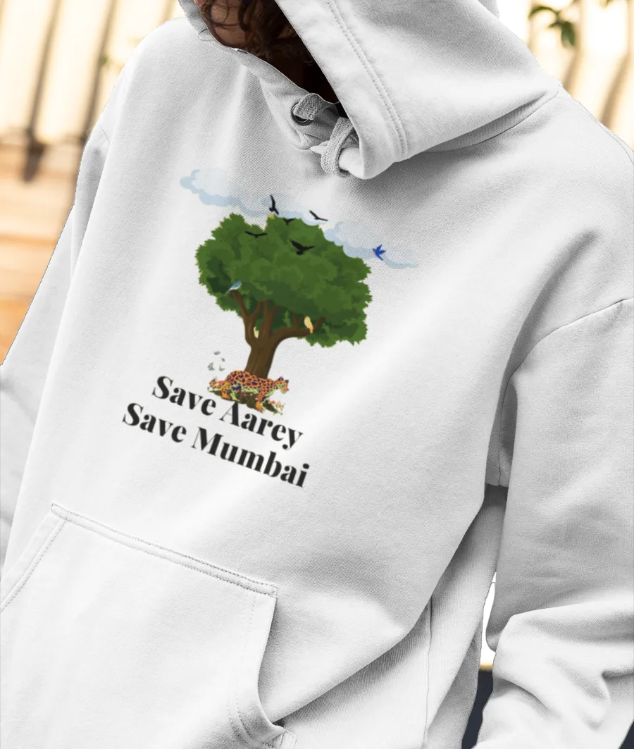 Save Aarey, Save Mumbai Front-Printed Hoodie