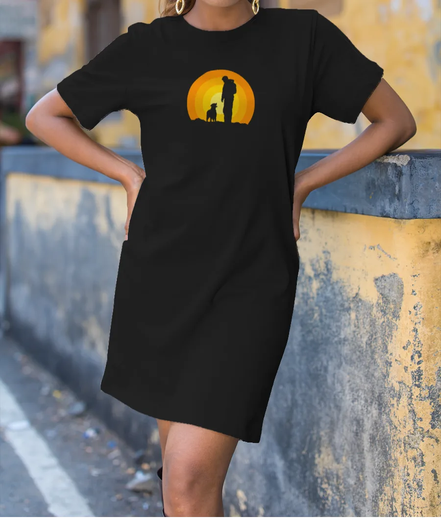 ADVENTURE WITH MY DOG T-Shirt Dress