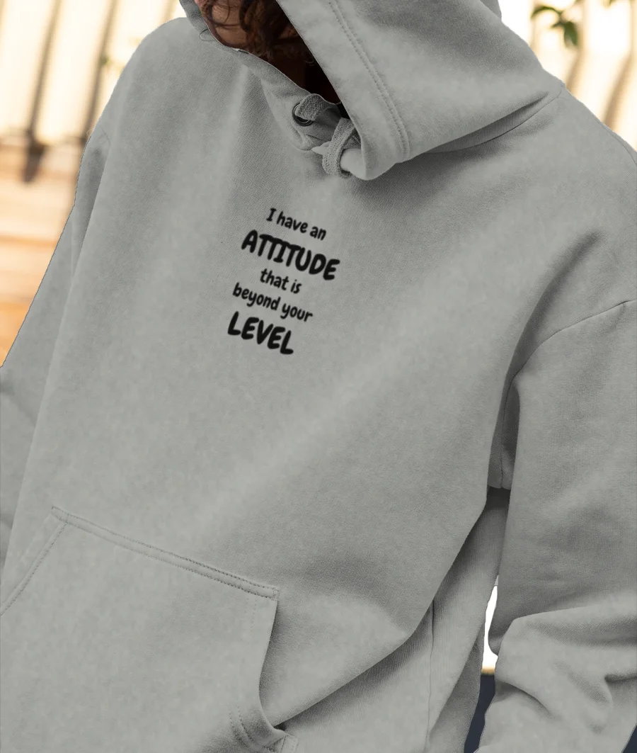 Attitude Front-Printed Hoodie