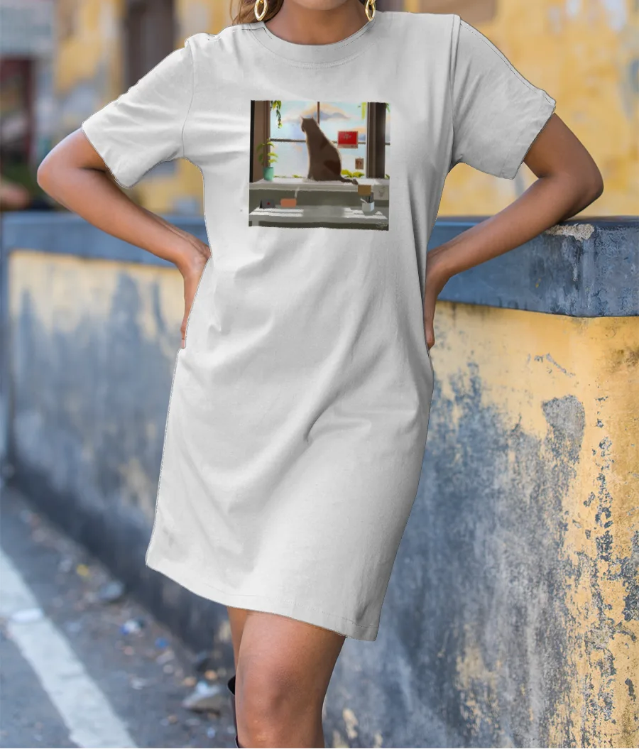 Study Vibes T-Shirt Dress