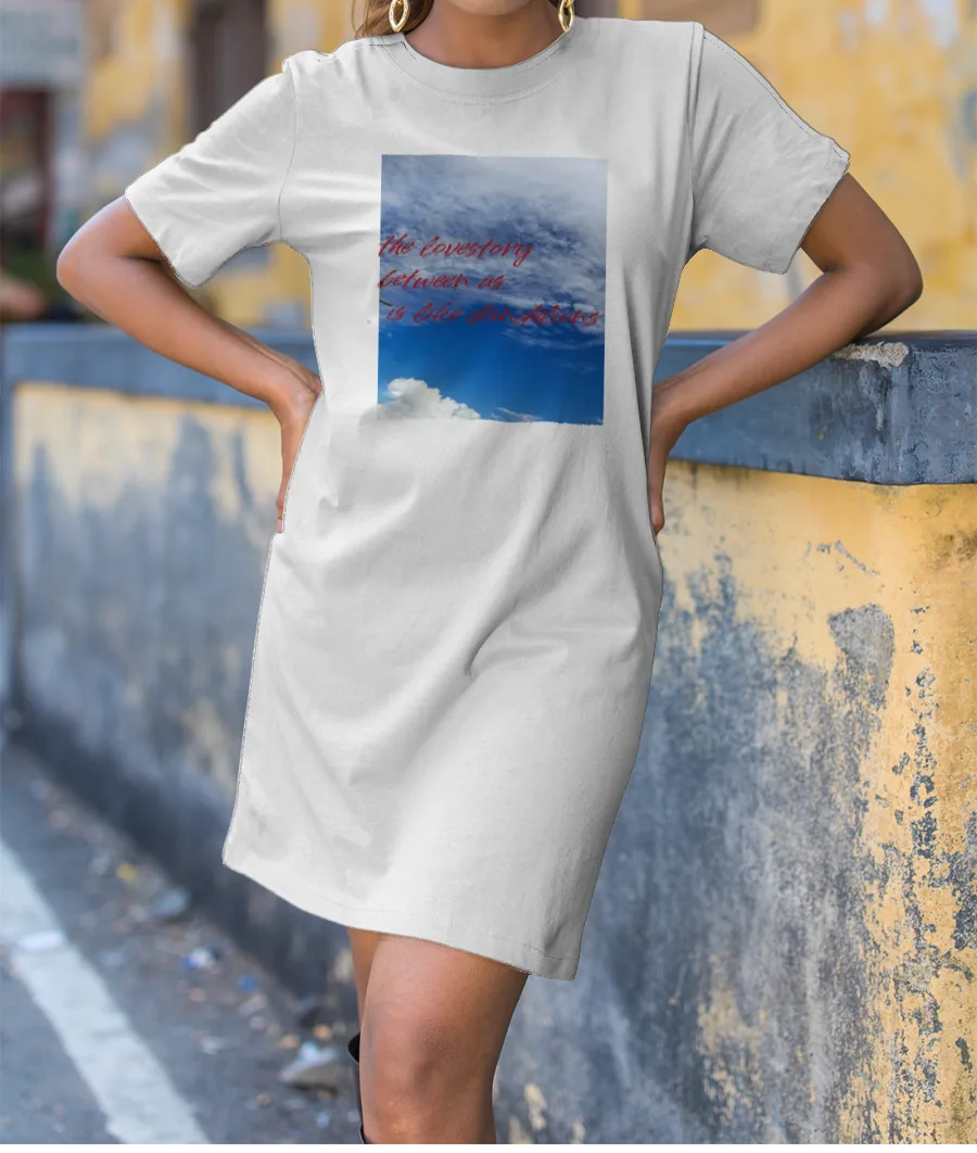 Sky and I T-Shirt Dress