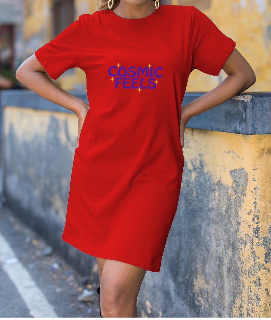 COSMIC FEELS T-Shirt Dress