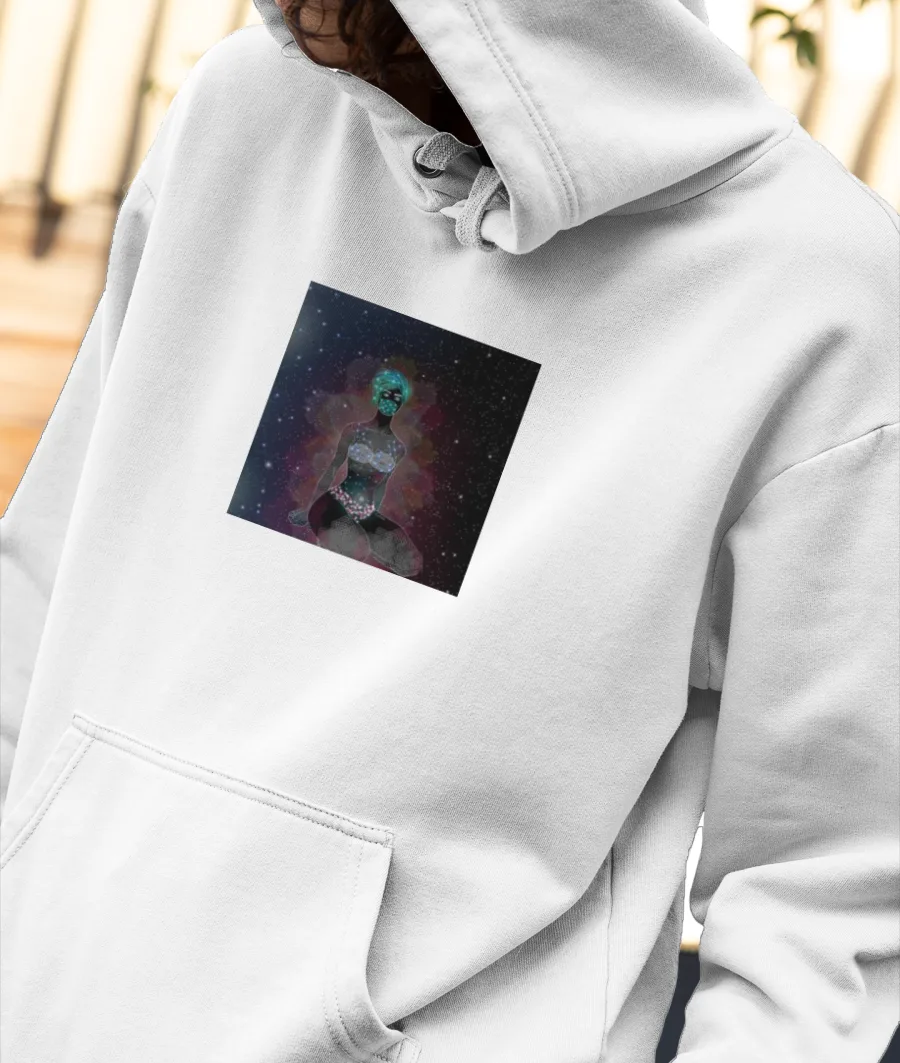 Science and spirituality Front-Printed Hoodie