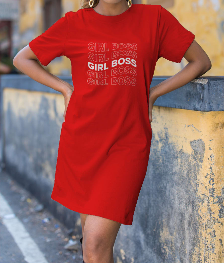 Girl Boss T-Shirt Dress