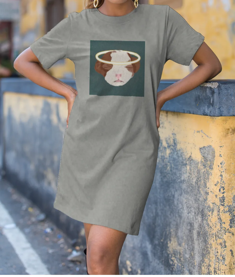 Angelic Puppy T-Shirt Dress