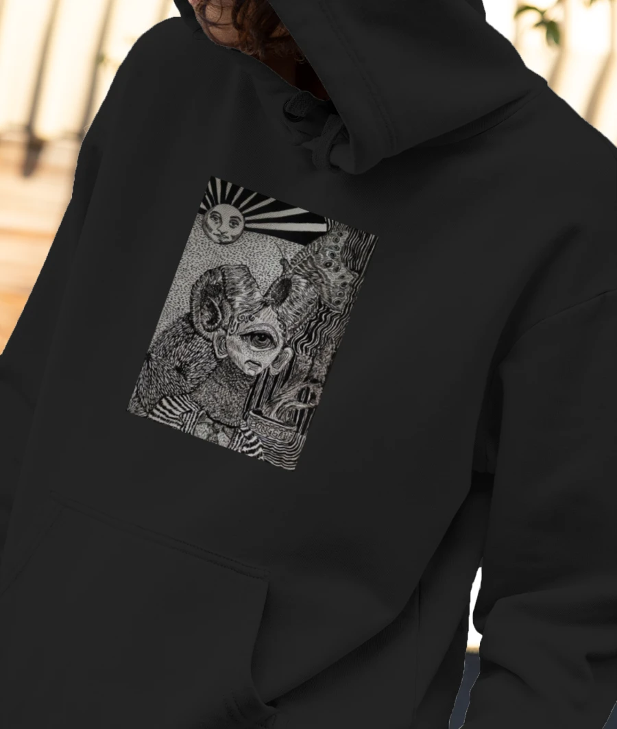 Patrick & Pi Front-Printed Hoodie