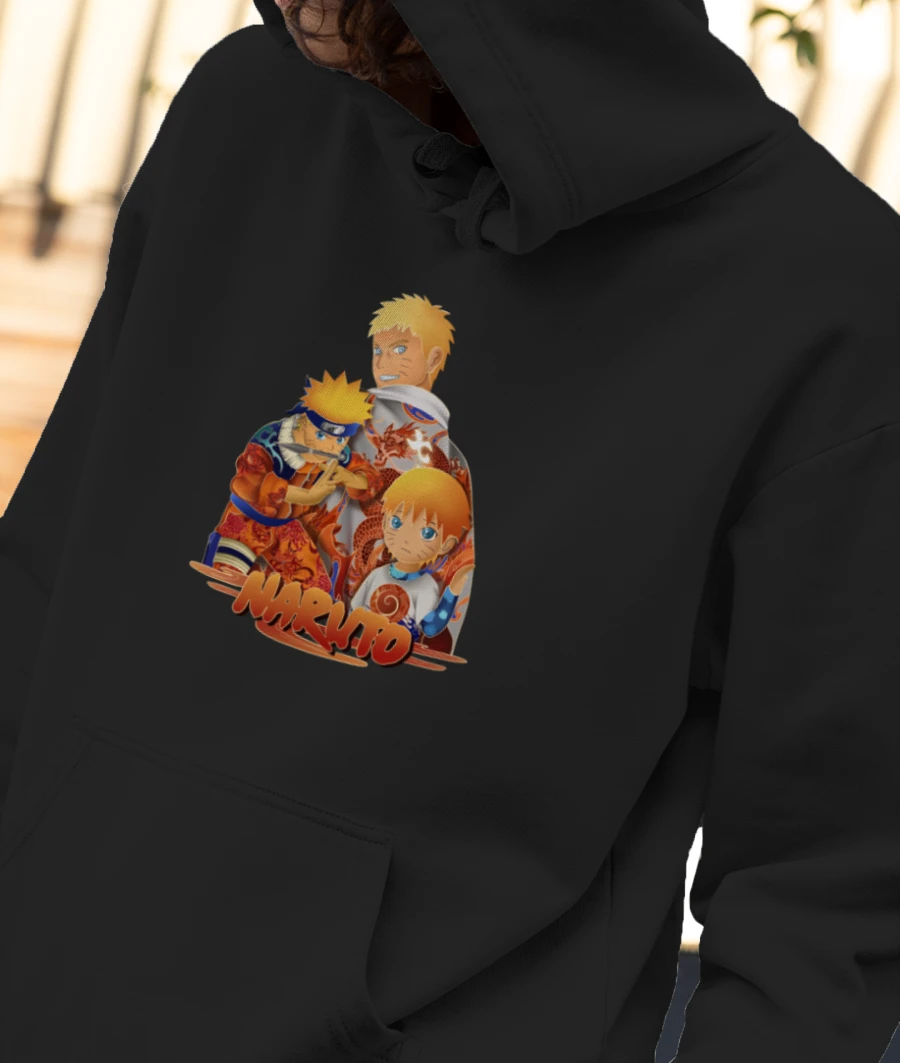 Naruto Uzumaki  Front-Printed Hoodie