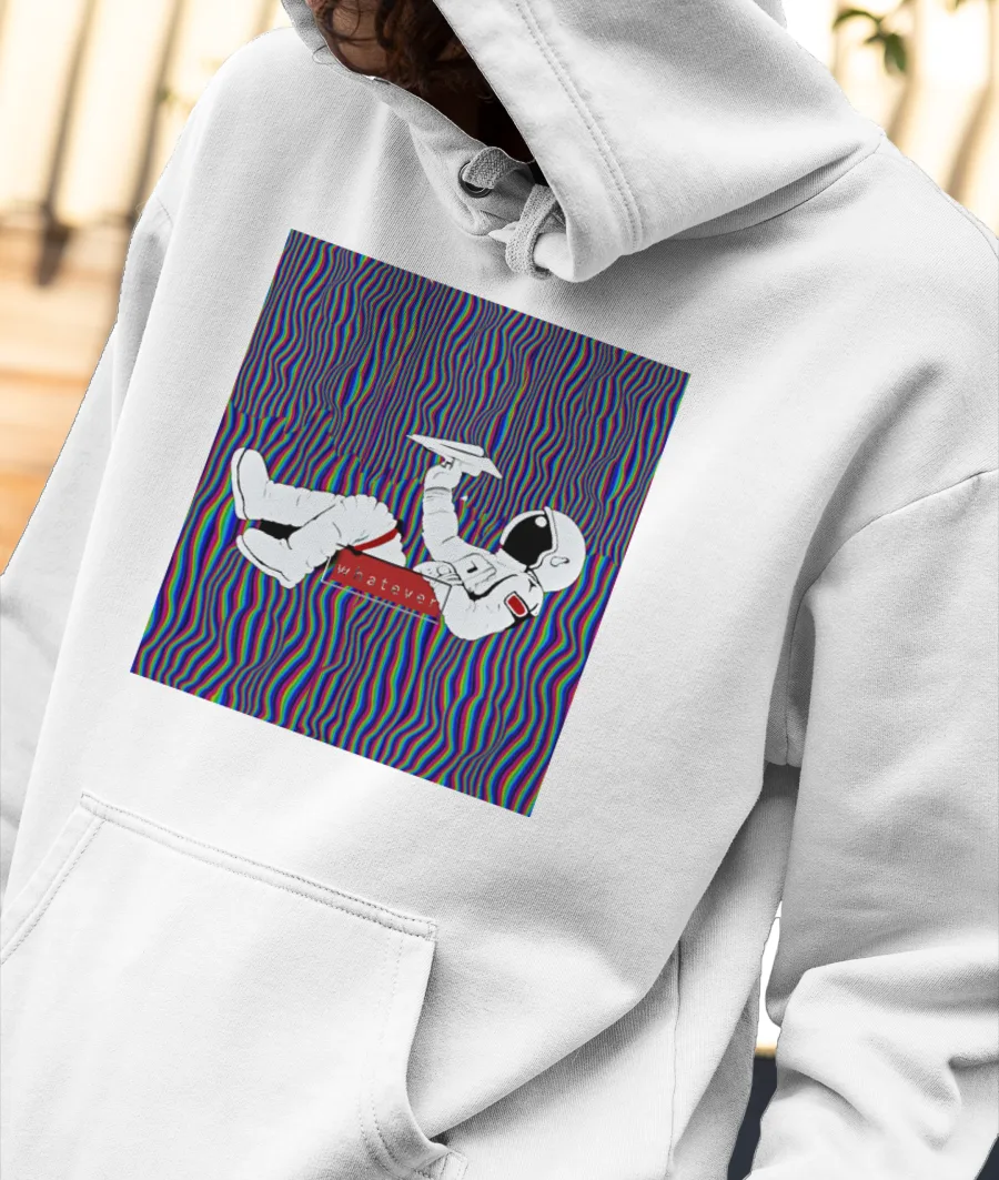 Astronaut Front-Printed Hoodie