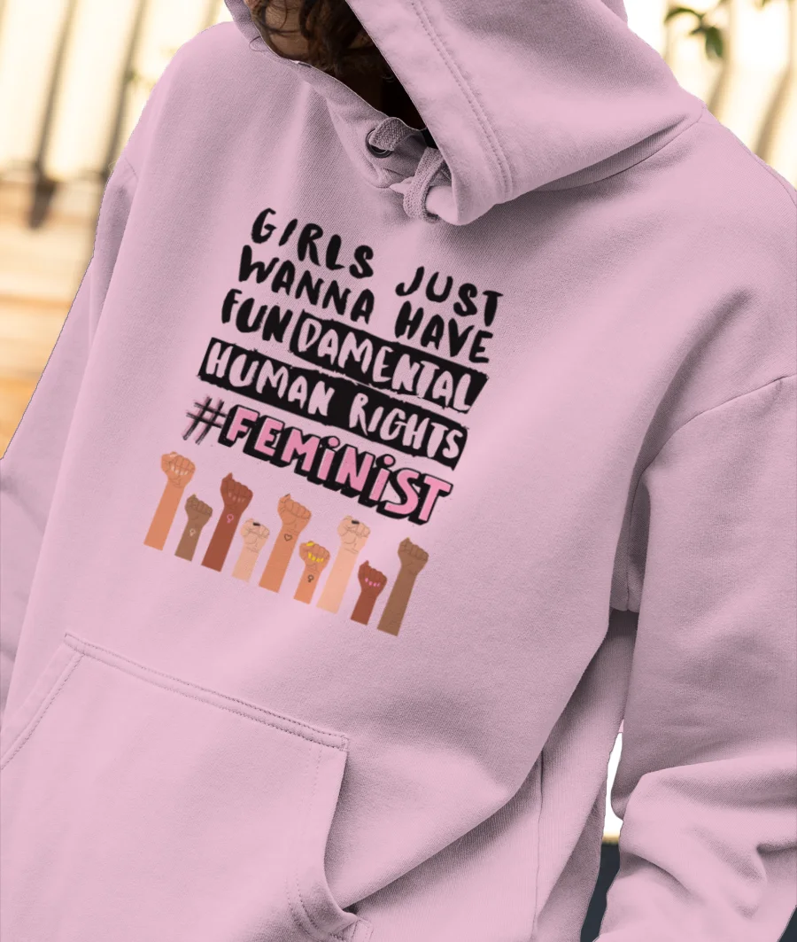 Feminism  Front-Printed Hoodie
