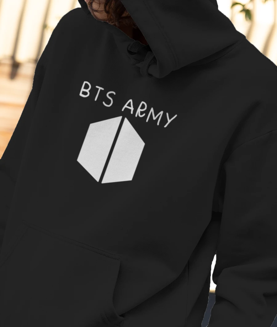 BTS ARMY  Front-Printed Hoodie