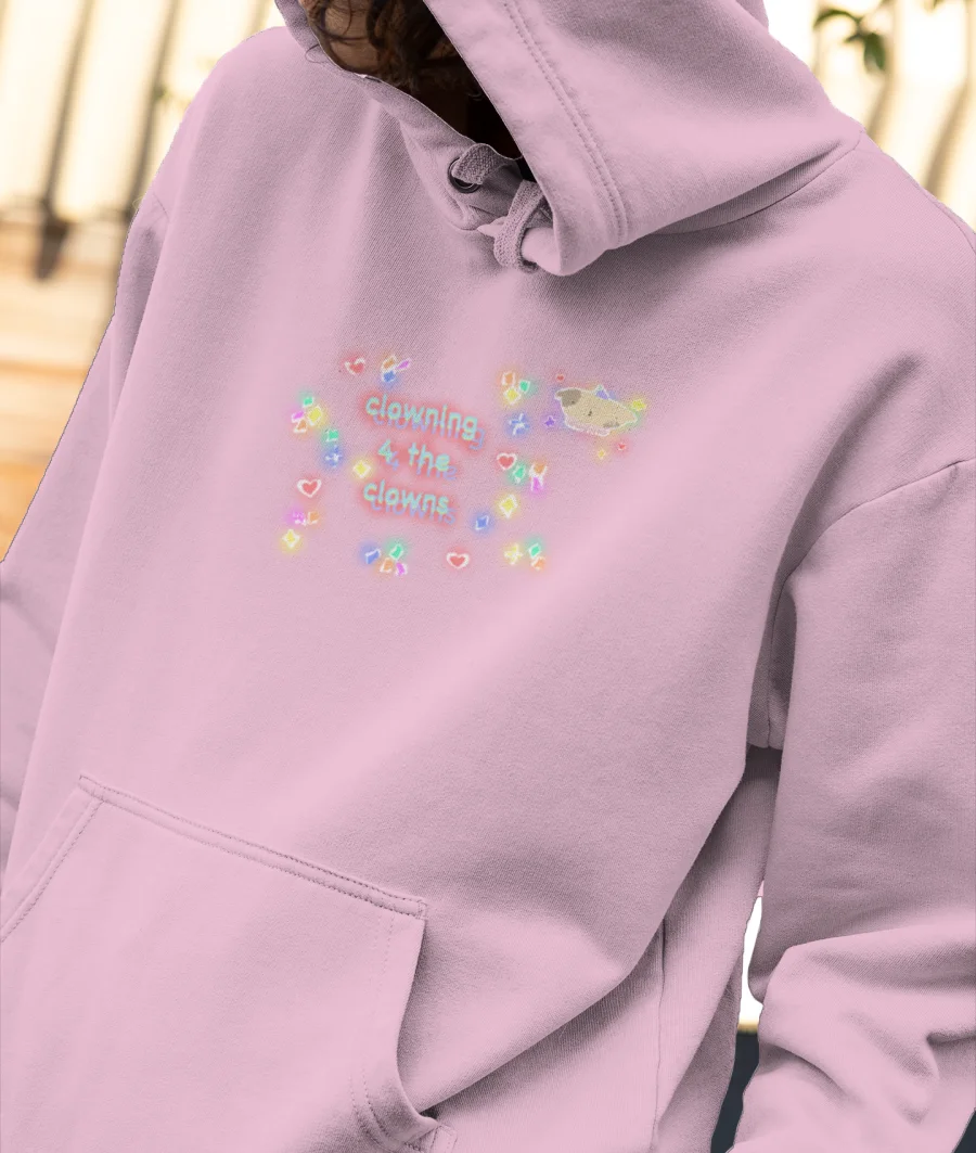 clowning Front-Printed Hoodie