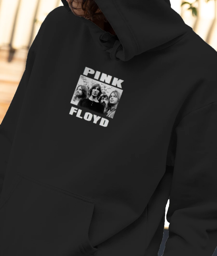 PINK FLOYD HOODIE Front-Printed Hoodie