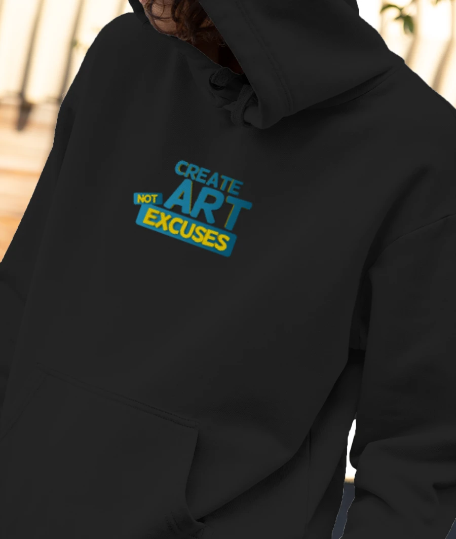 Superman Typo Front-Printed Hoodie