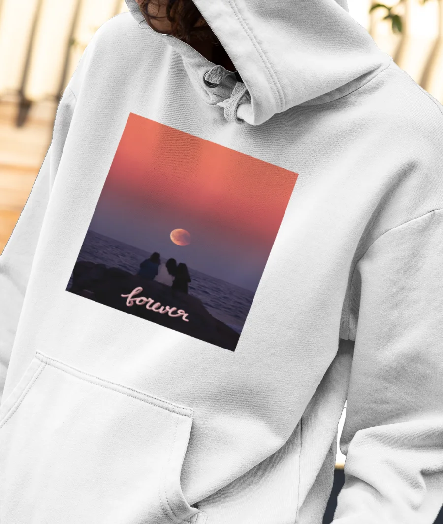 Forever Front-Printed Hoodie