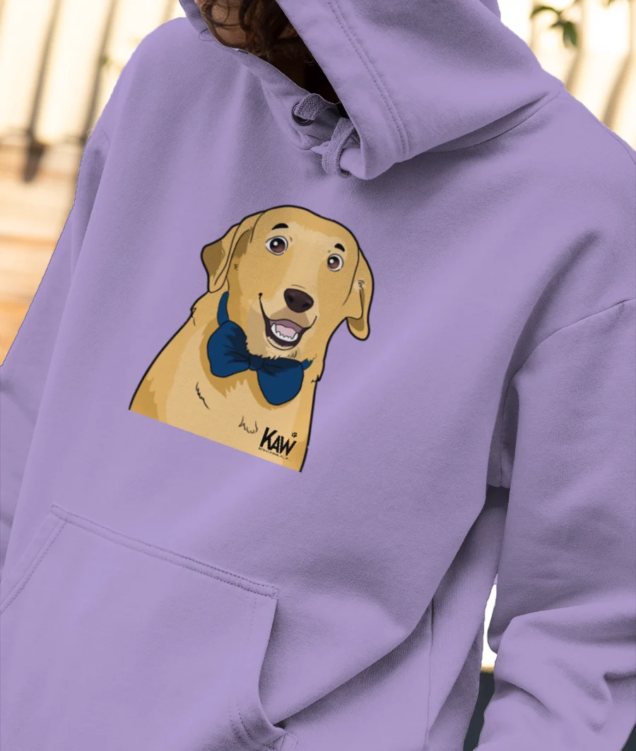 Sam - Doggo Portrait Front-Printed Hoodie