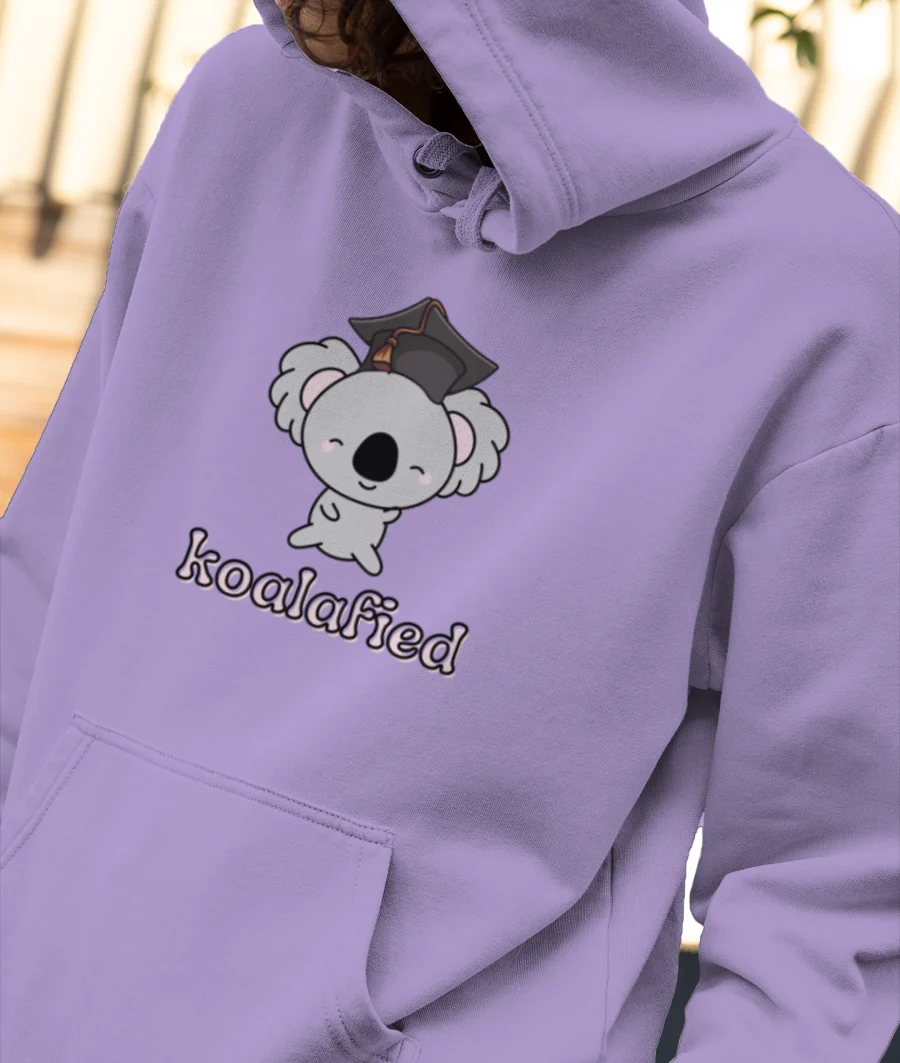 Koalafied Front-Printed Hoodie