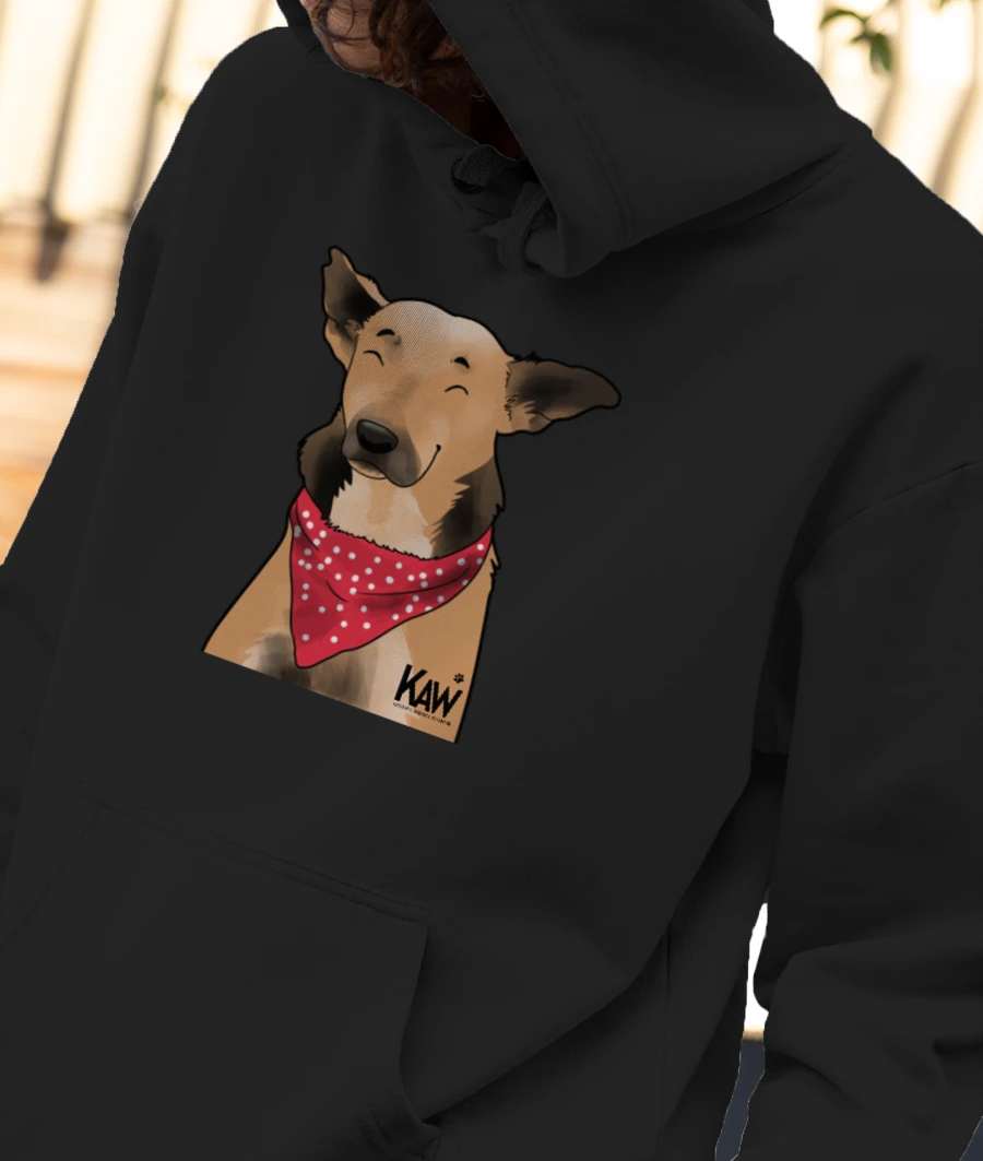 Rocky - Doggo Portrait Front-Printed Hoodie