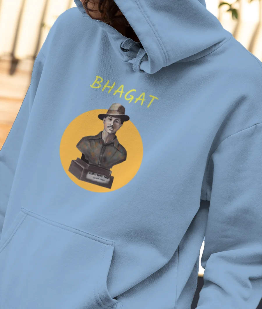 Bhagat Singh Front-Printed Hoodie