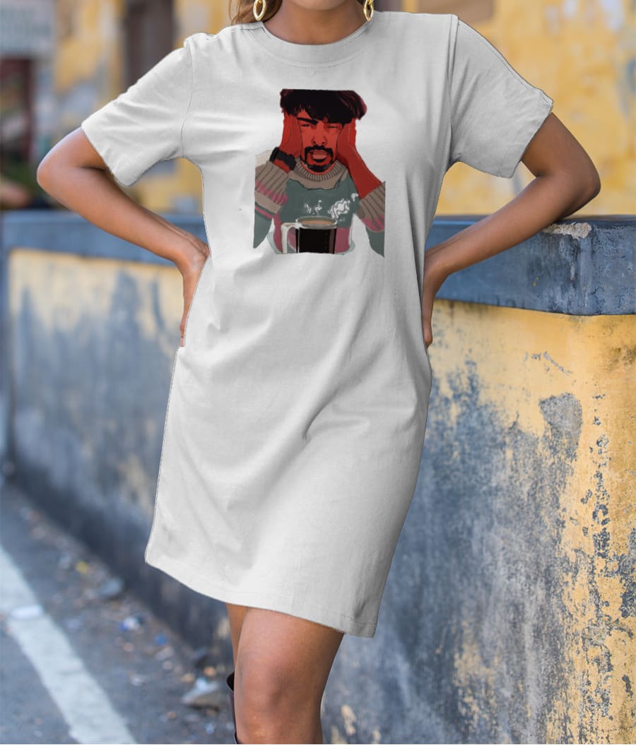coffee with human  T-Shirt Dress