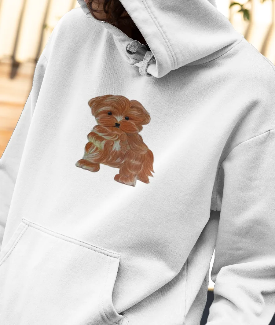 Dog Front-Printed Hoodie