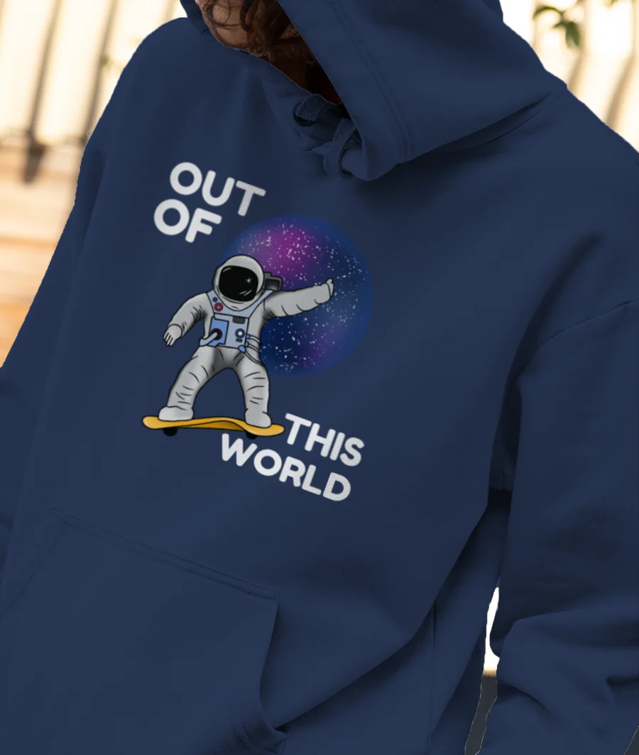 Out of this world Front-Printed Hoodie