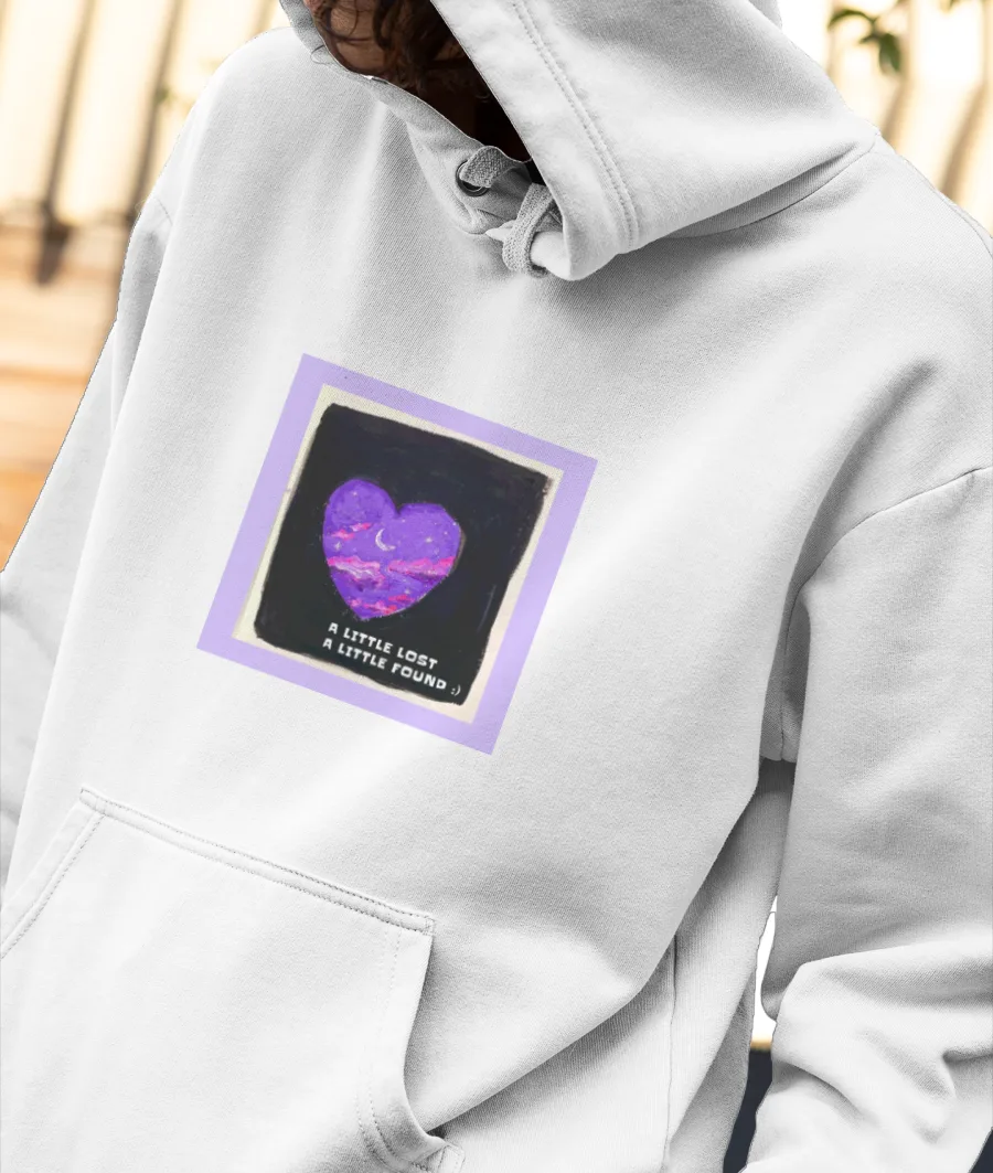 A little Lost, a little found Front-Printed Hoodie
