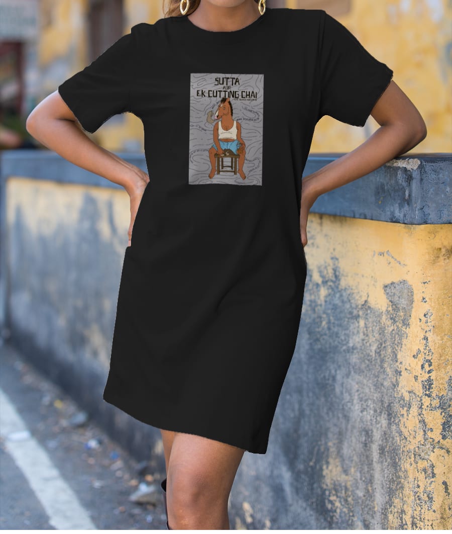 Bojack :  Sutta - Cutting Chai T-Shirt Dress