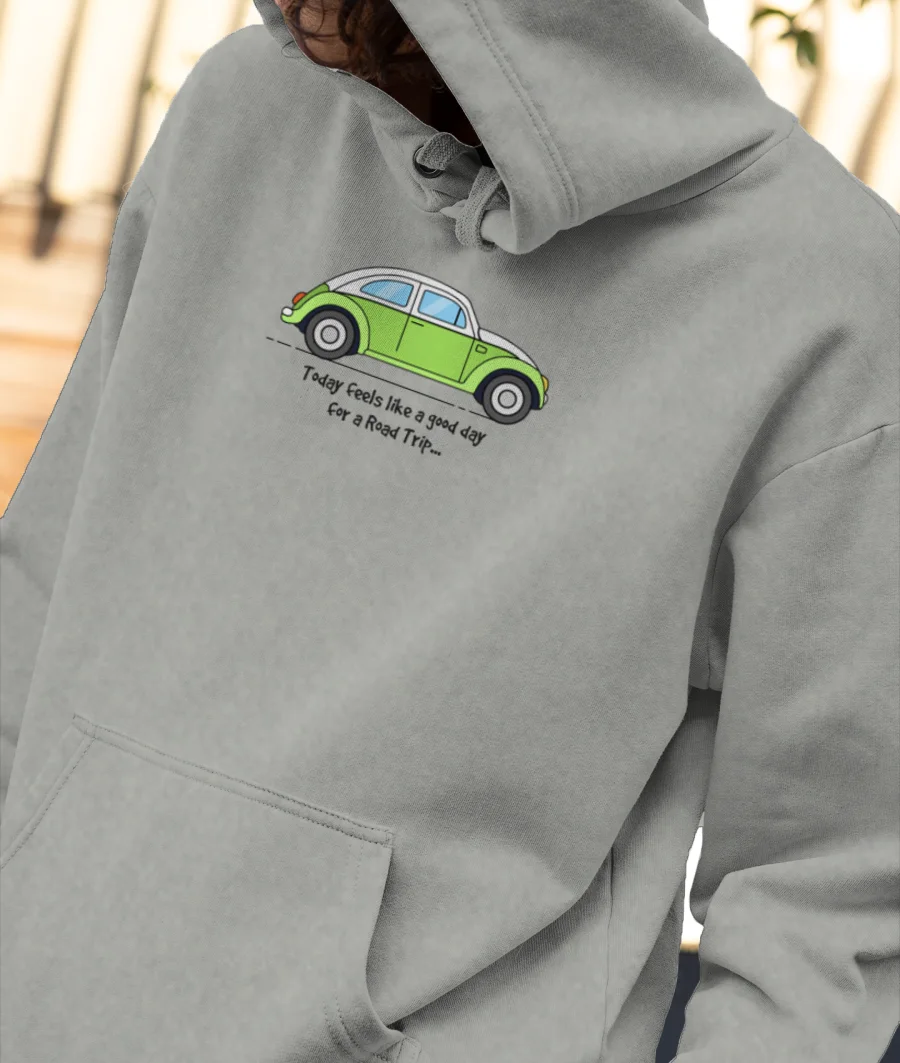 ROAD TRIP Front-Printed Hoodie