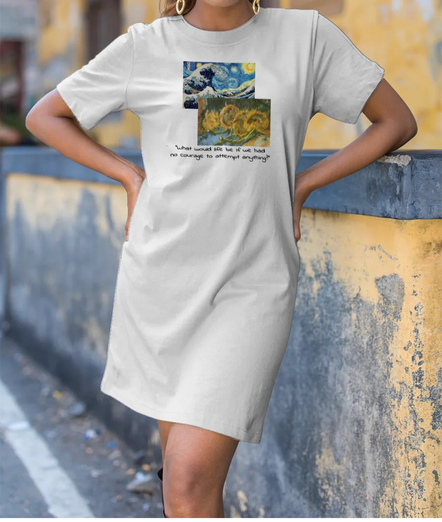 Vincent van Gogh Starry night T-Shirt Dress