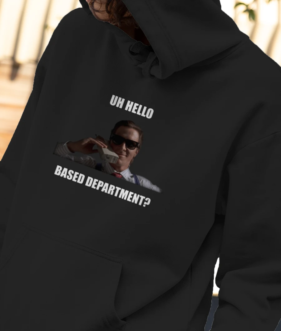 Based Department Front-Printed Hoodie