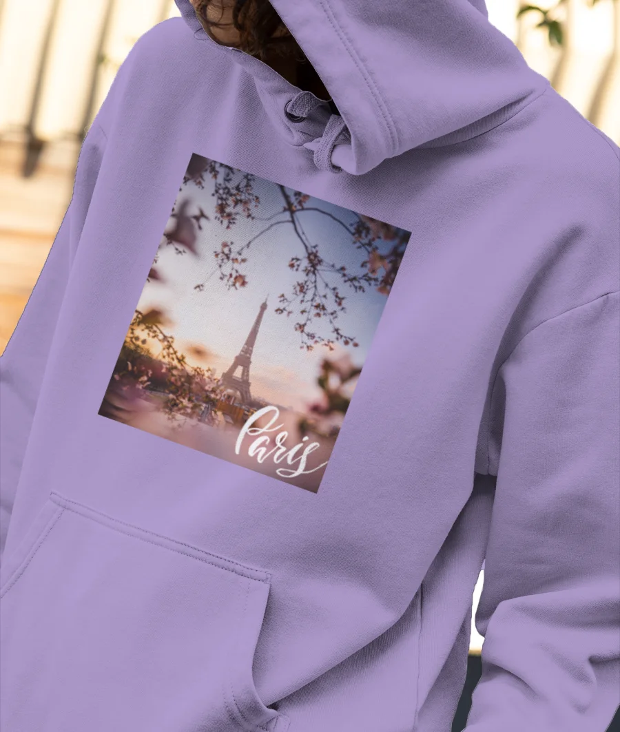 Paris - Travel Series Front-Printed Hoodie