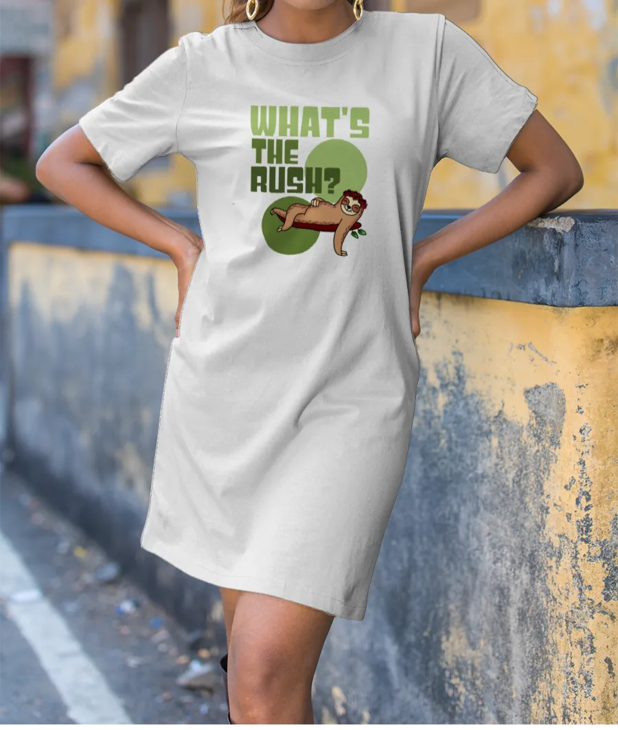 No Rush T-Shirt Dress