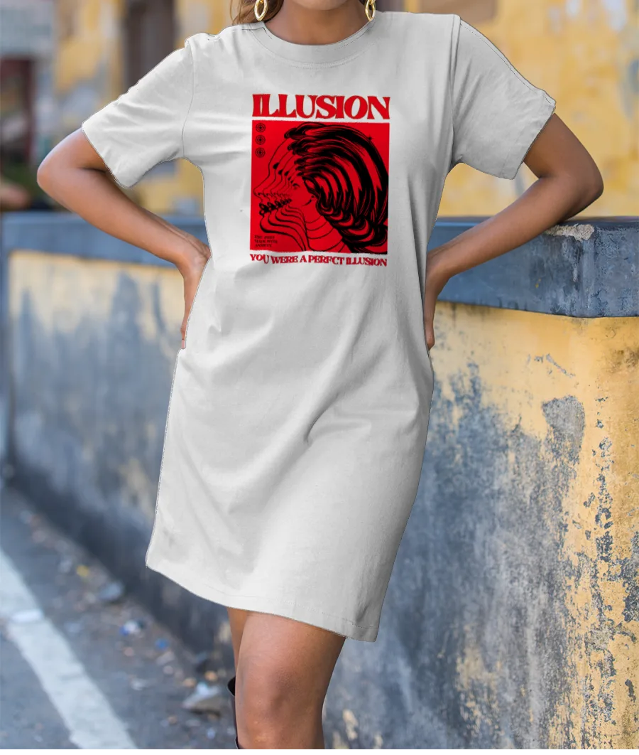 Illusion T-Shirt Dress