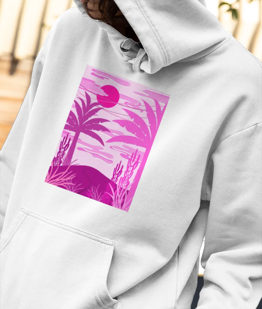 Vacation Nostalgia Front-Printed Hoodie
