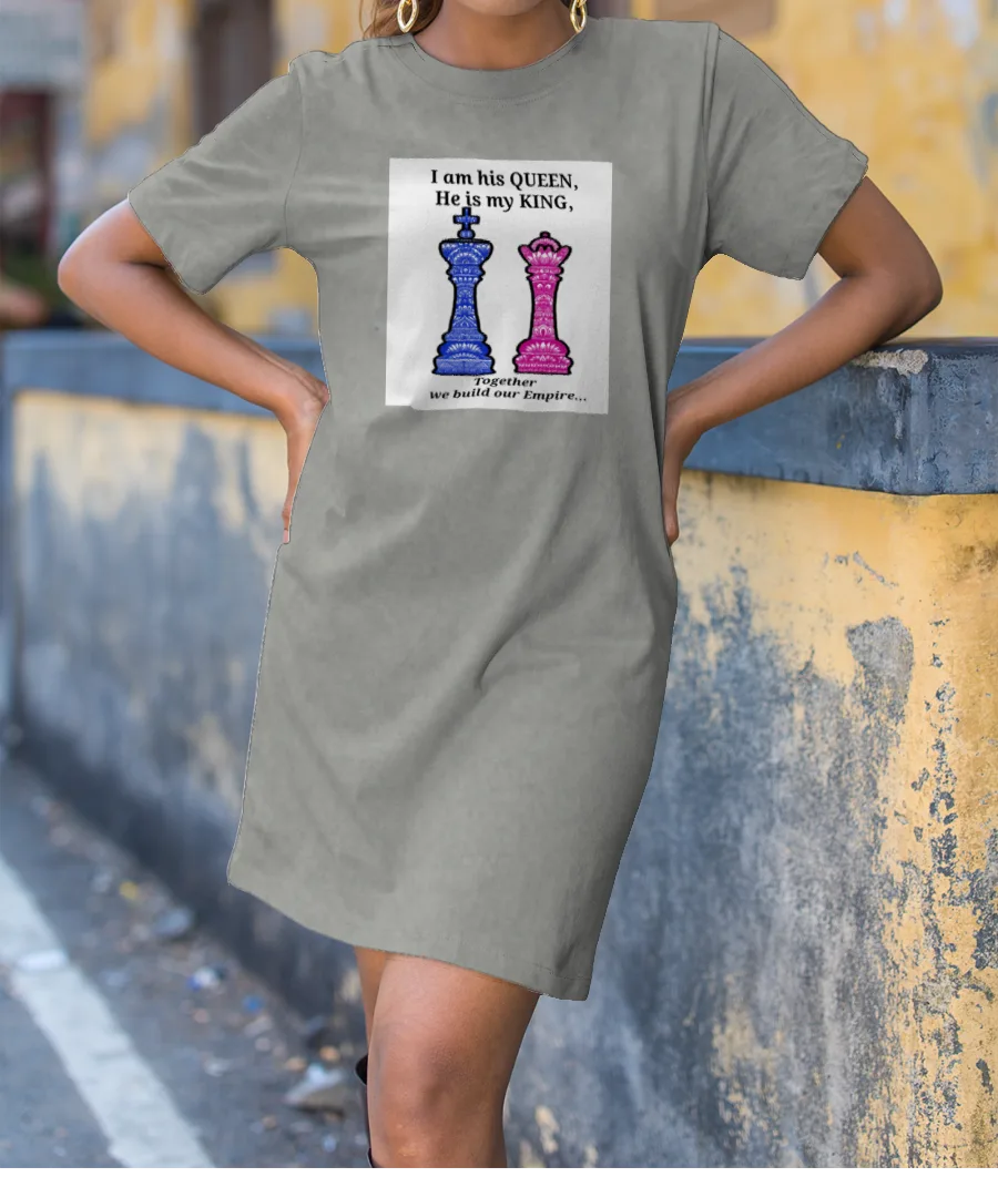 Couple art T-Shirt Dress