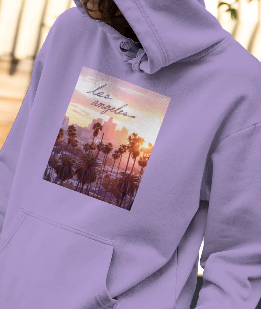 Los Angeles - Travel Series Front-Printed Hoodie