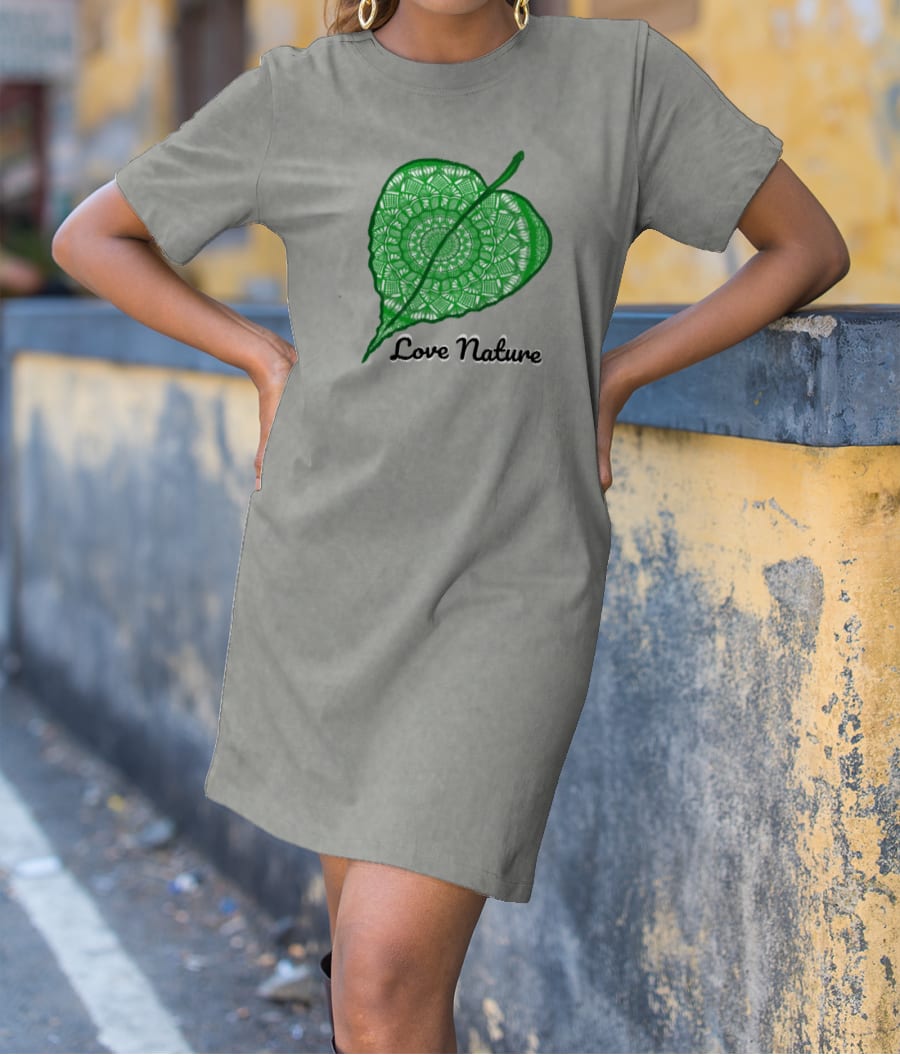 Love Nature  T-Shirt Dress