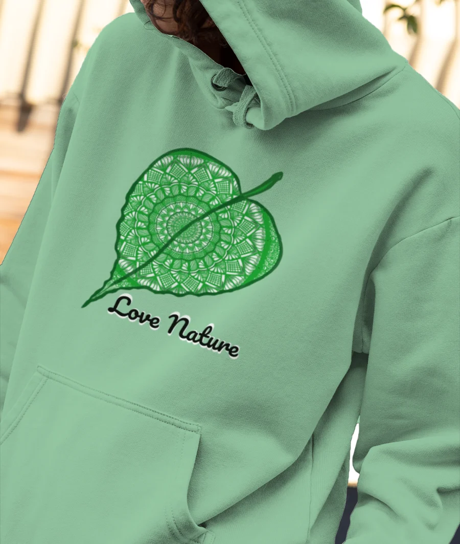 Love Nature  Front-Printed Hoodie