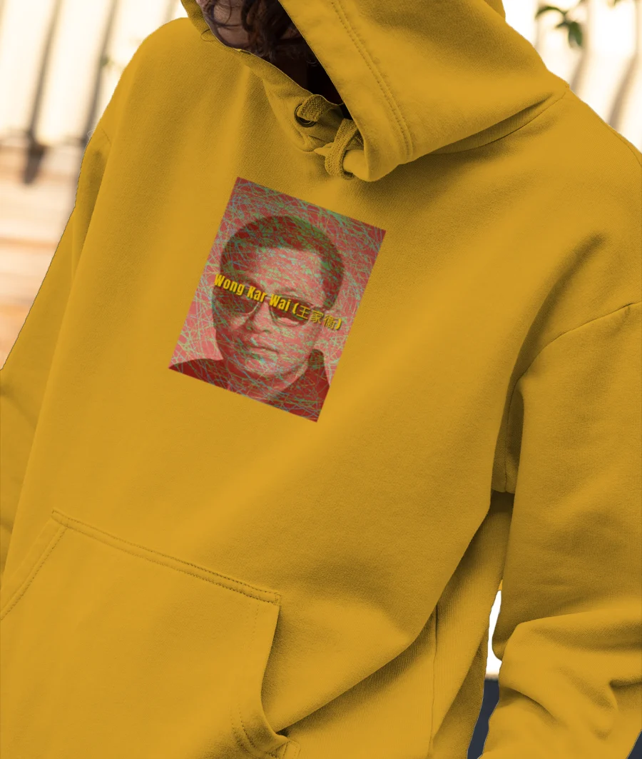 Wong Kar Wai Front-Printed Hoodie