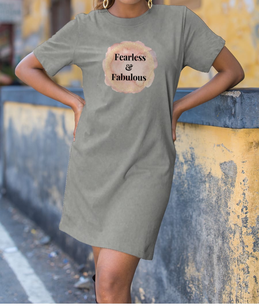 Fearless and Fabulous T-Shirt Dress
