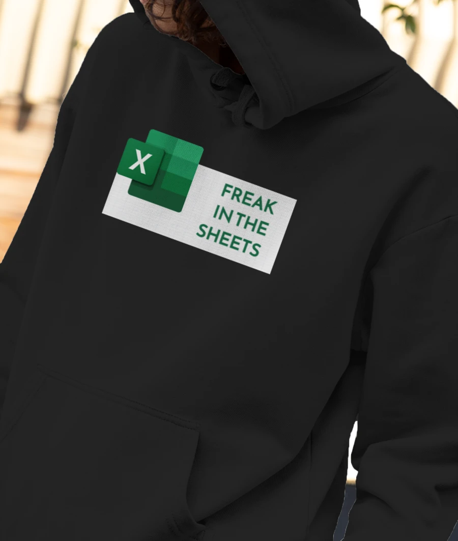 Freak in the Sheets Front-Printed Hoodie