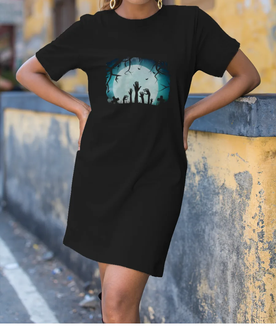 Zombie hand T-Shirt Dress