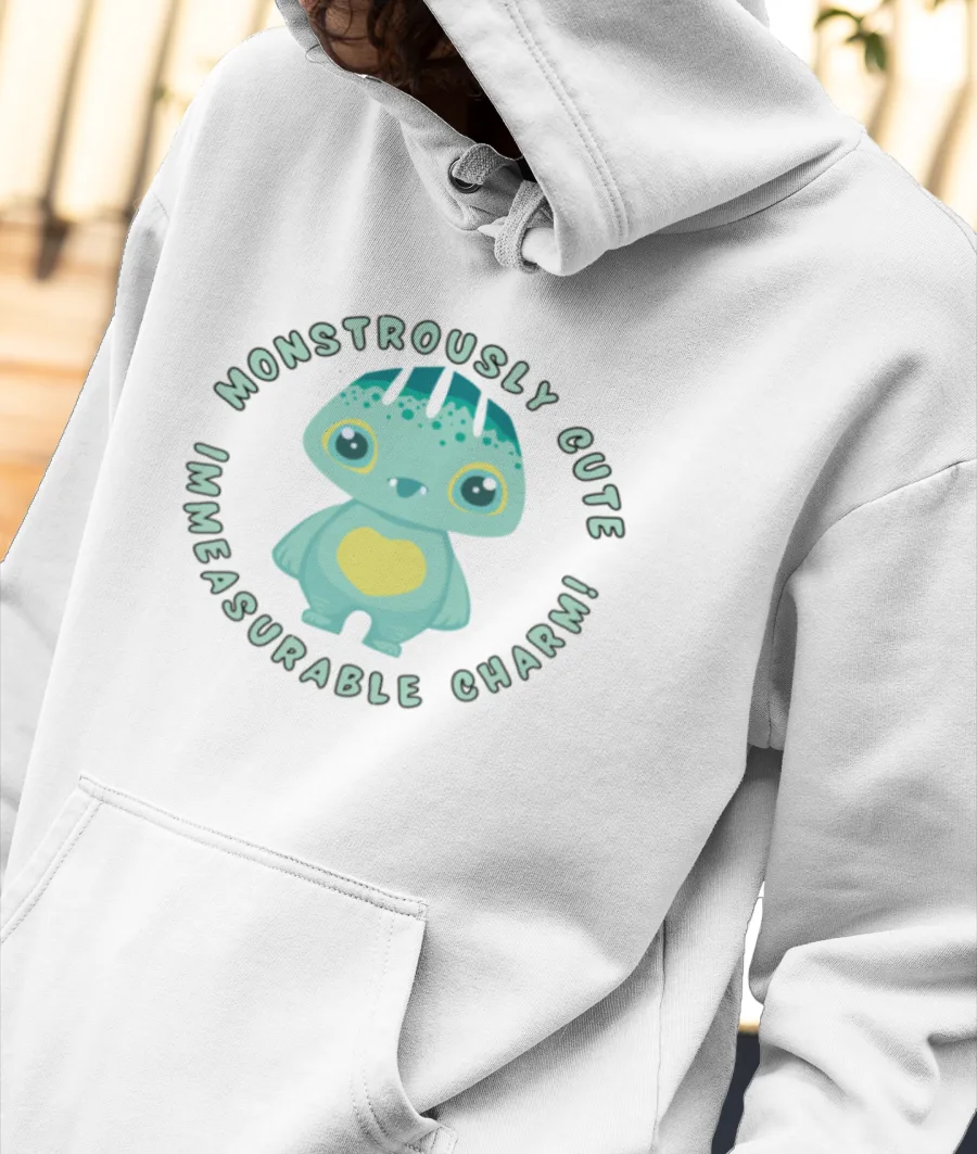 Monster are Cute Friends Front-Printed Hoodie