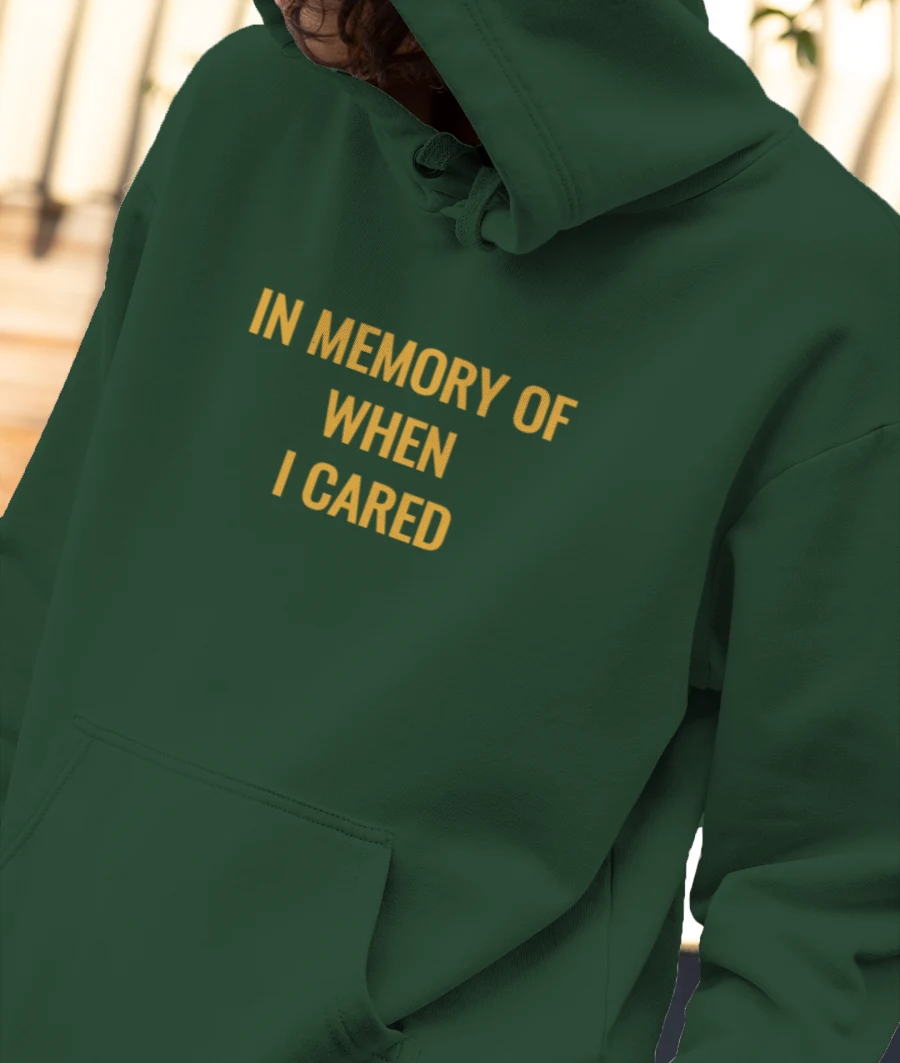 In memory of Front-Printed Hoodie