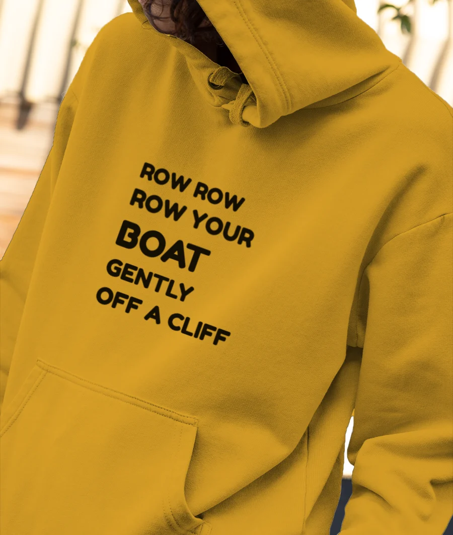 Row your boat Front-Printed Hoodie